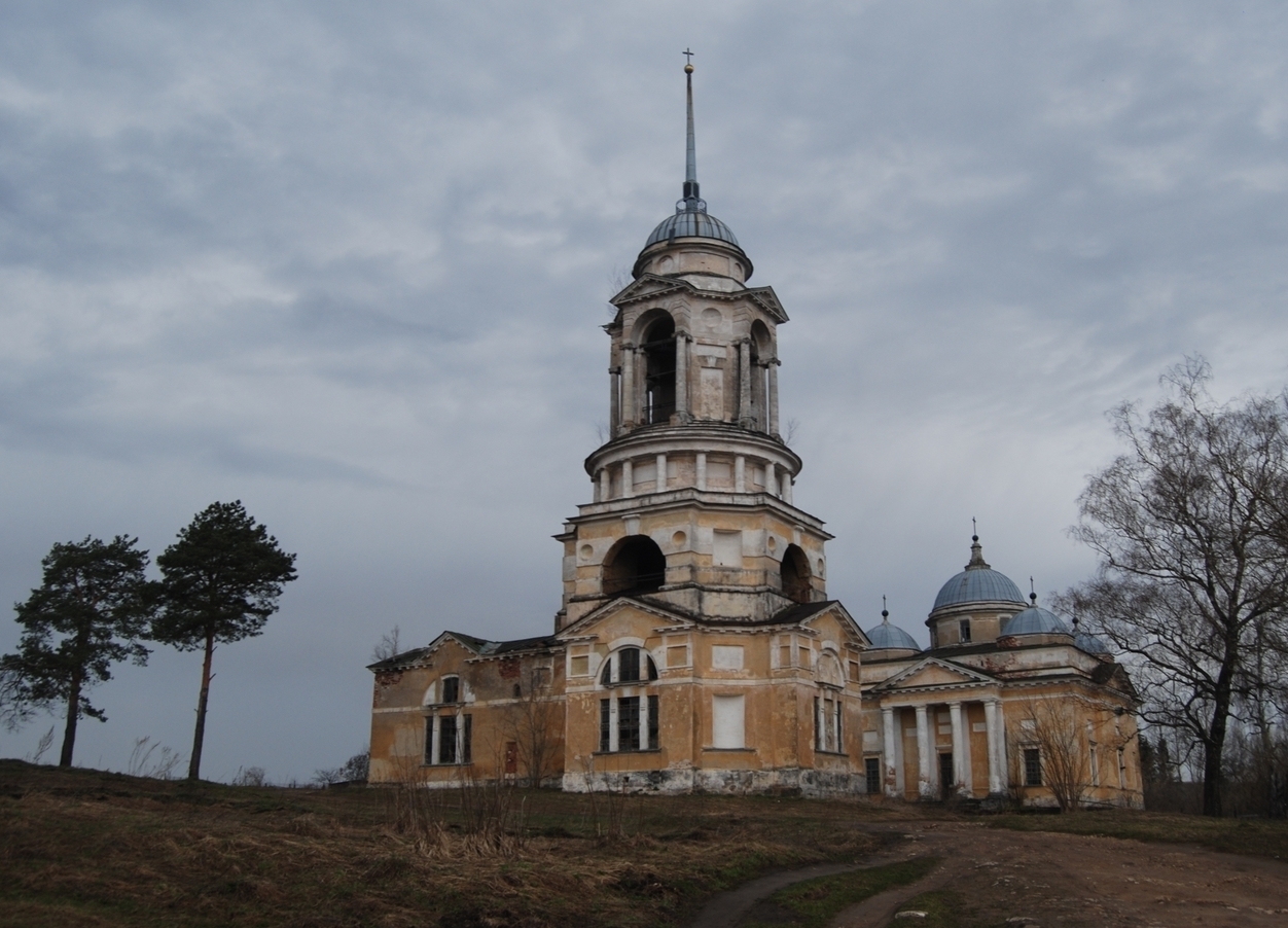 Abandoned monastery in Russia