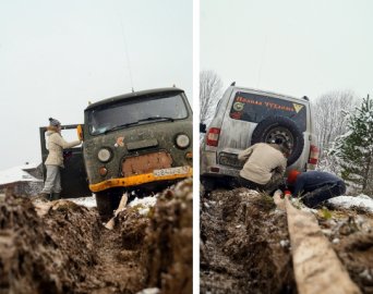 Off-roading adventures in UAZ