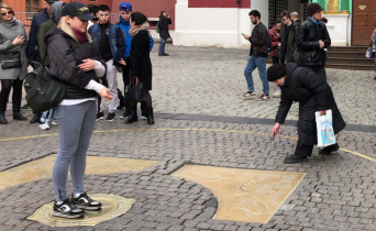 Zero kilometer, the Red Square Zero kilometer, the Red Square