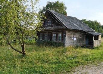 Wooden House in Russian Village Wooden House in Russian Village