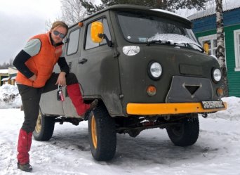 Authentic soviet van Soviet 4x4 van