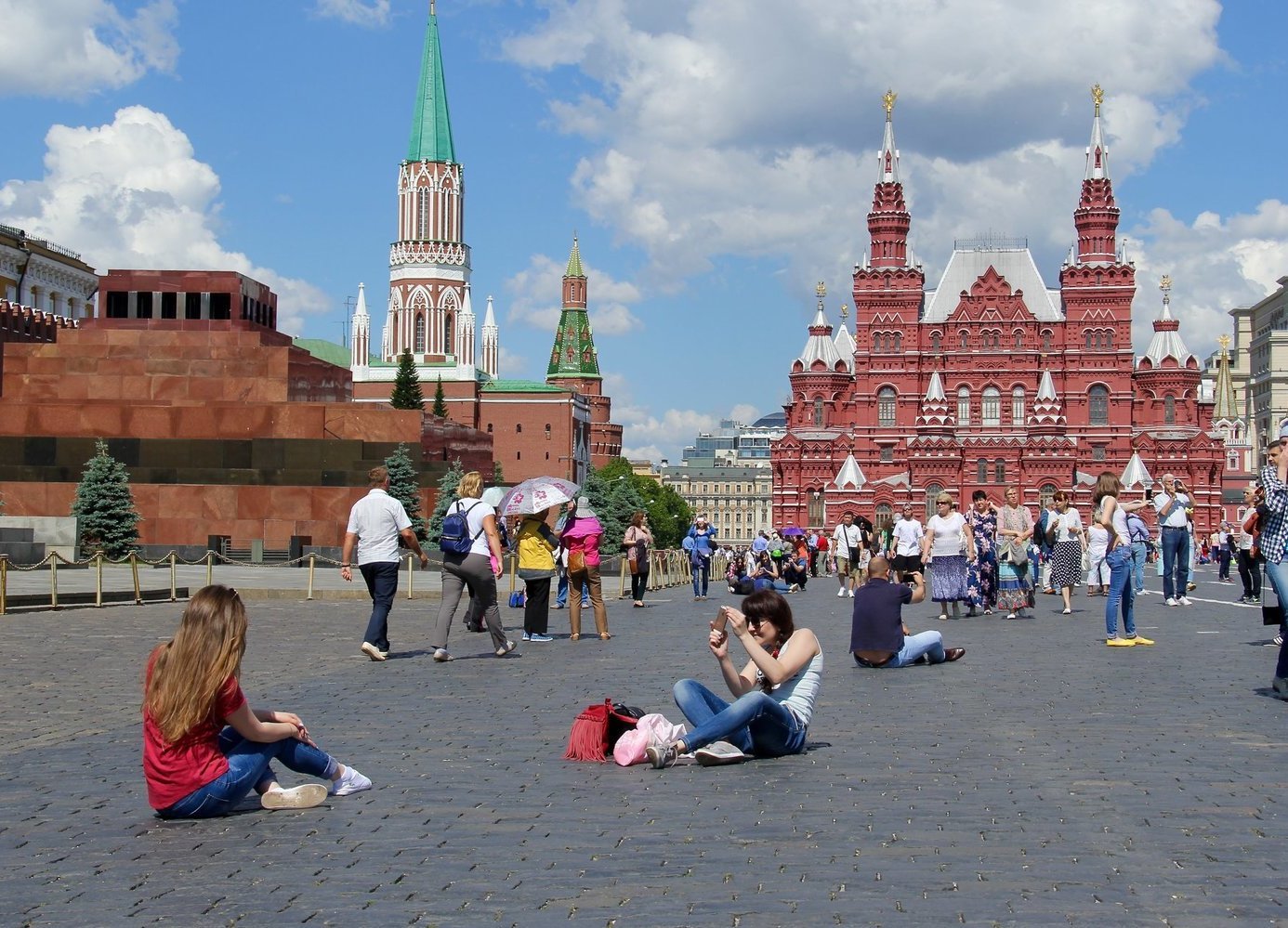 Why the red square is red?