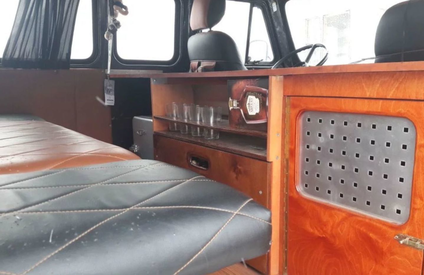 Luxury UAZ 452 interior