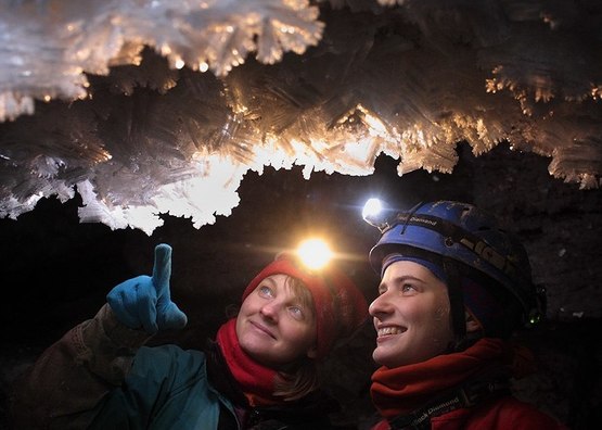 Ice caves of Russian North