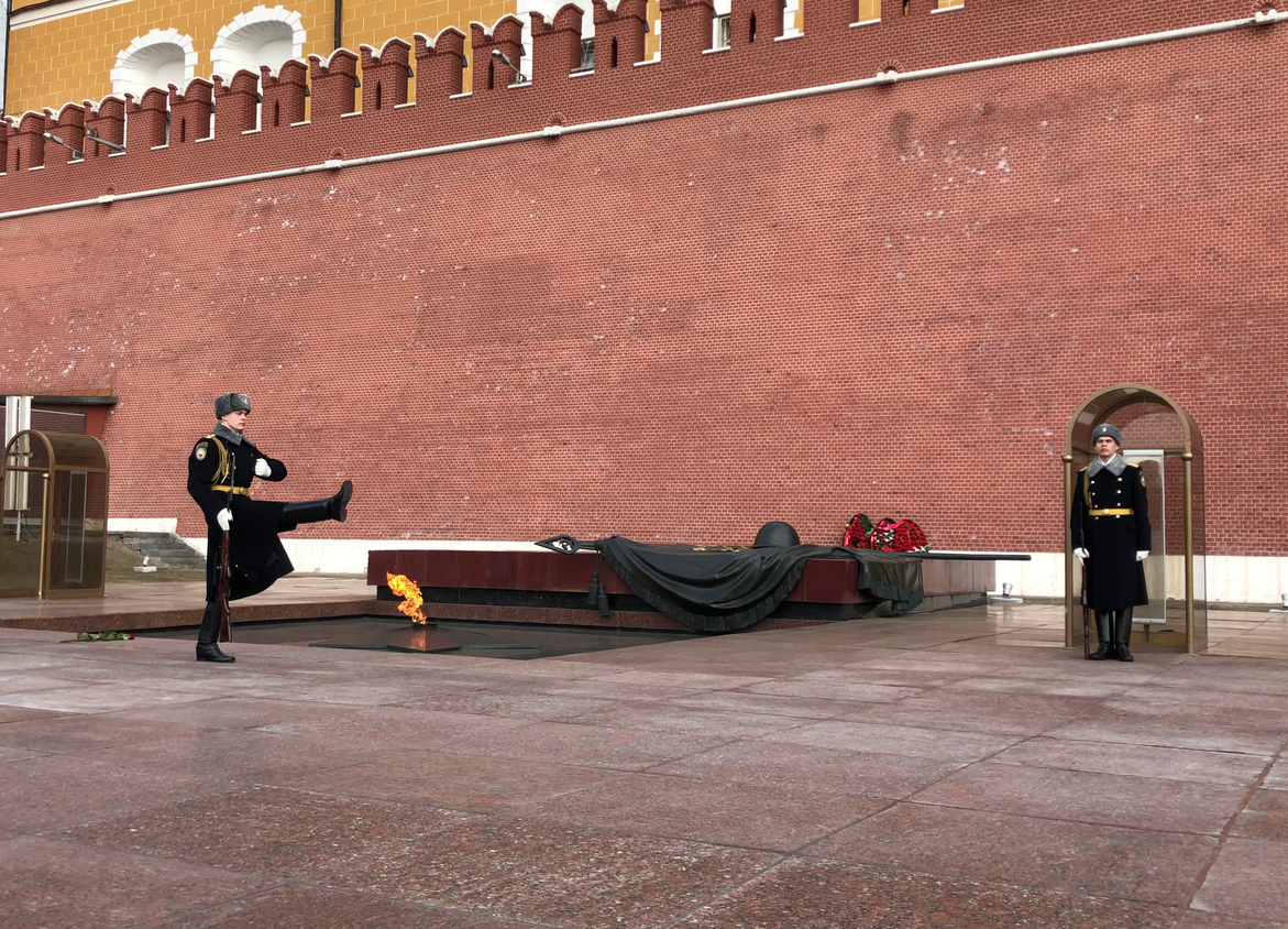 Changing Guard, Moscow, Kremlin Walls