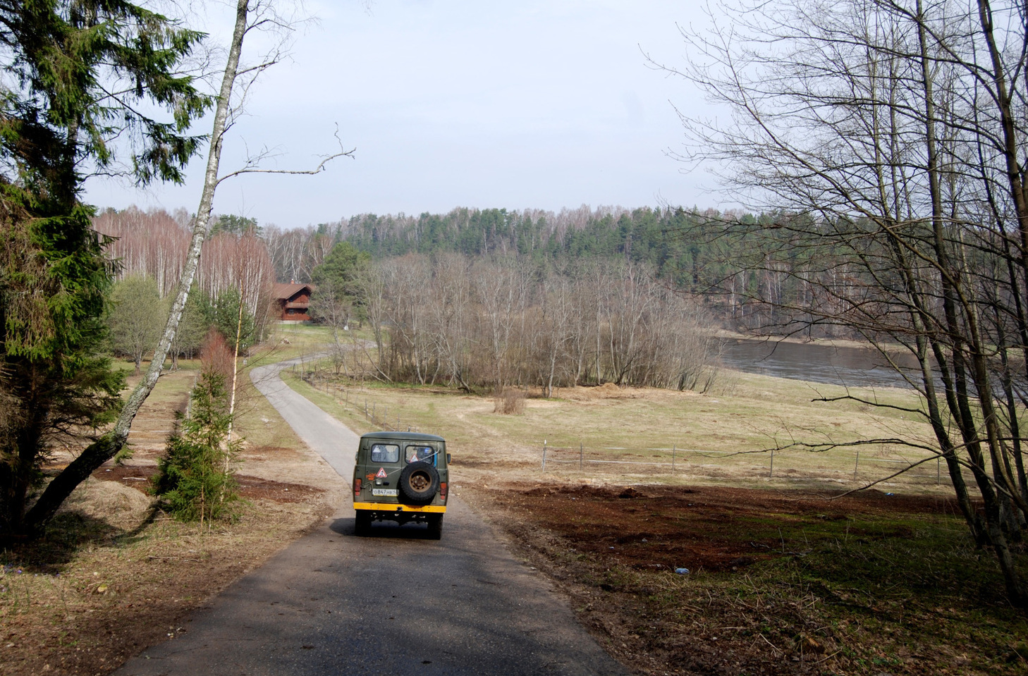 Images of Rural Russia on the bank of the Volga River