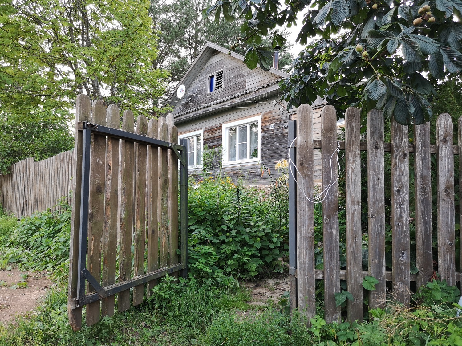 Wooden House in traditional Village