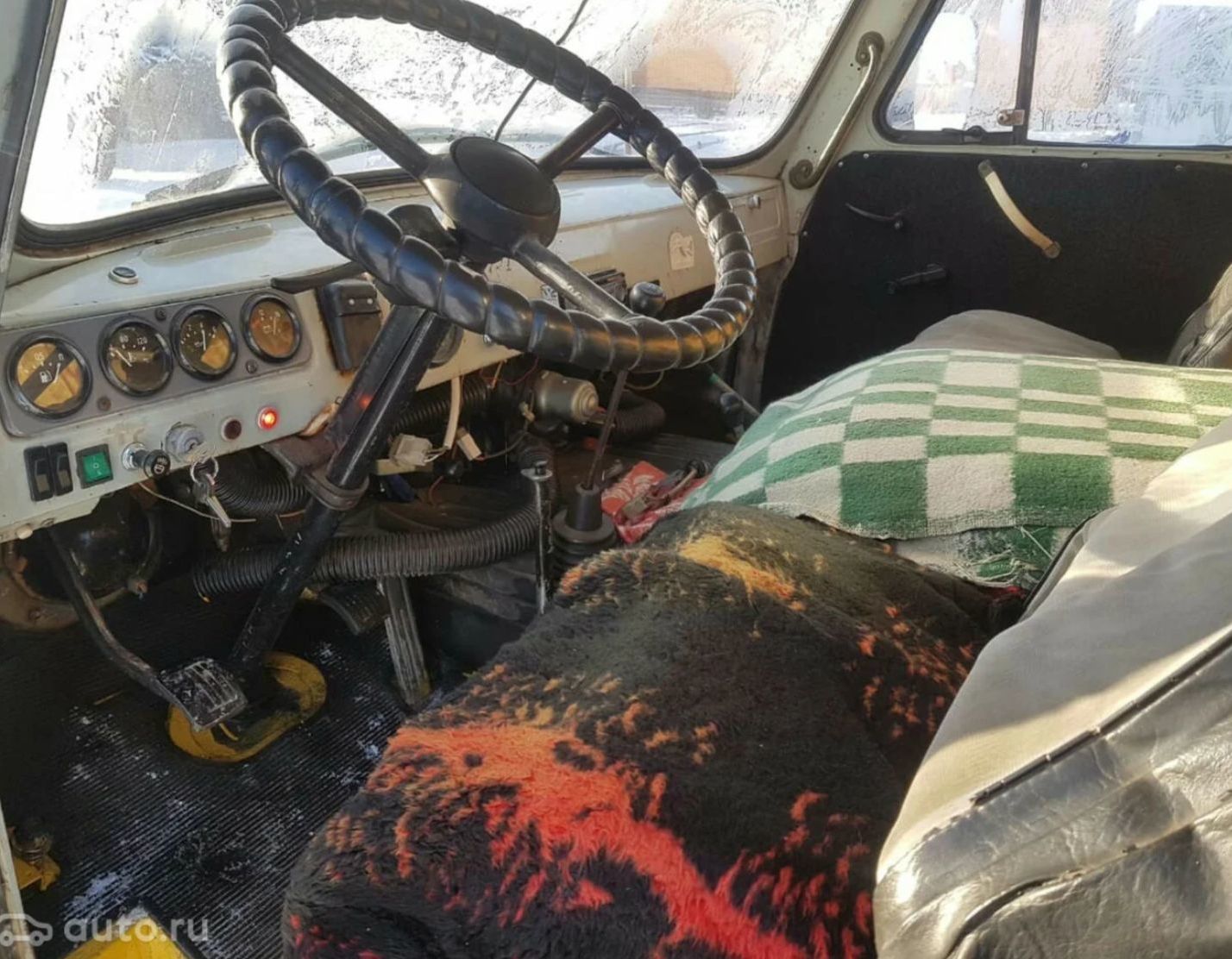 Soviet military van interior